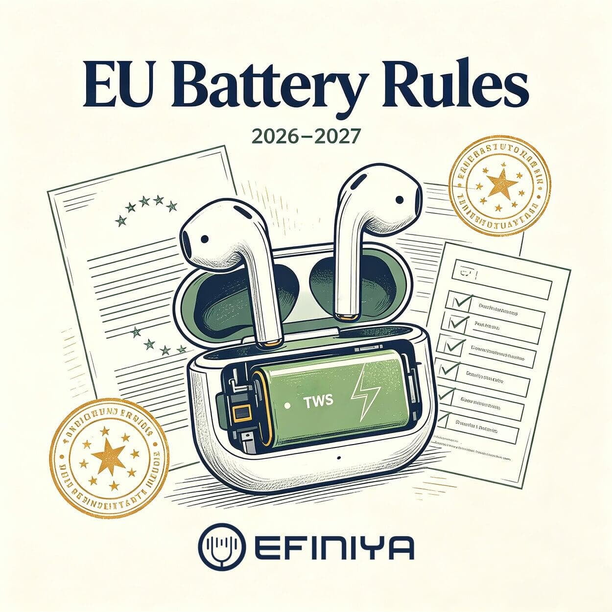 How to Select a Bluetooth Audio OEM That Meets the 2026 EU Battery Regulatory Framework